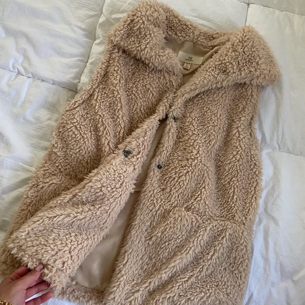 Fluffy vest